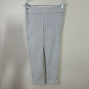 Ophelia Roe. Sz sm pant pull on stretchy  A lightweight stripe fabric.